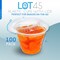 Lot45 Plastic Dessert Cups with Lids - 100pk 9 oz Clear Plastic Cups and Lids